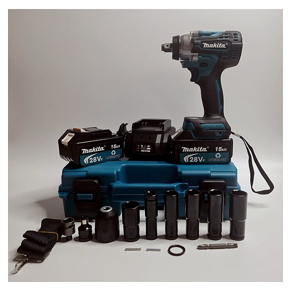 Makita Aku udarni odvijac i srafilica 128v + 6 gedora