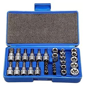 Torx Set 34-Piece Complete Male and Female Torx Key Set