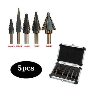 Step Drill Bit Set 5 pcs