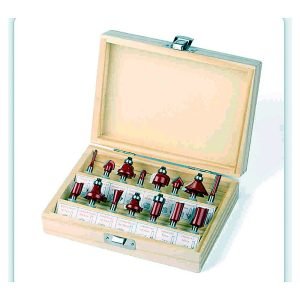 Set glodala za drvo, glodala za frezer 6mm 15kom