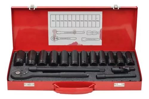 Set udarnih ključeva impact socket set 1/2″ sa 17 delova
