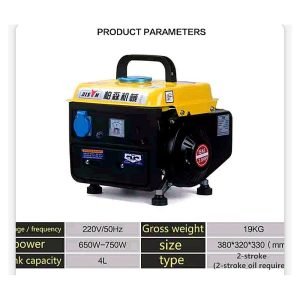 Gasoline Generator BS950 650W / 750W